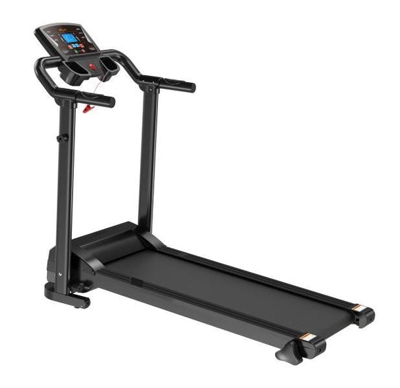 GYMAX Caminadora plegable, máquina de correr y hacer ejercicio plegable  delgada con monitor LED y soporte para tableta/teléfono, caminadora  ultrafina