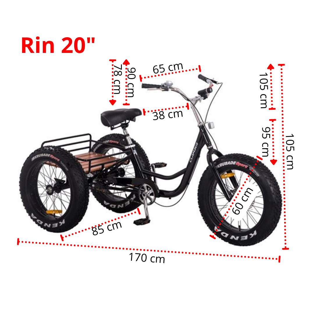 Triciclo top adulto mayor
